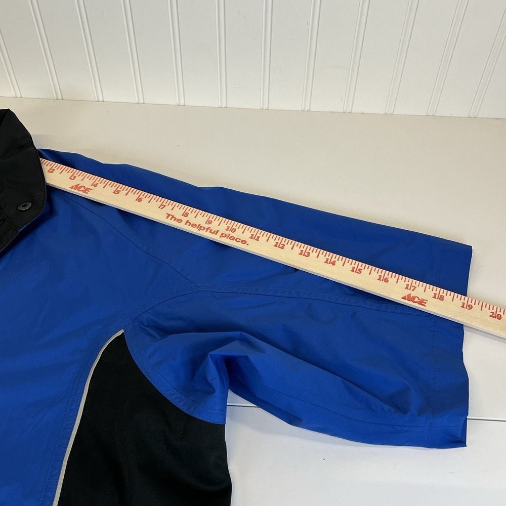 Dryjoys Foot Joy‎ Mens Lg. Blue Jacket  1/2 Zip Pullover Golf Jacket Windbreaker - Picture 12 of 13